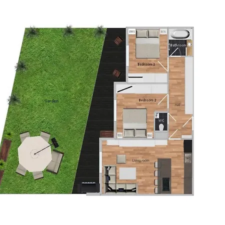 Krejcarek Garden Apartman *